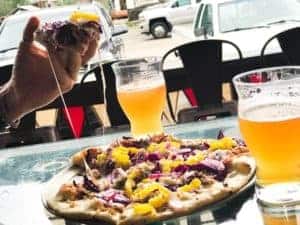 Pizza at Avalanche Brewing