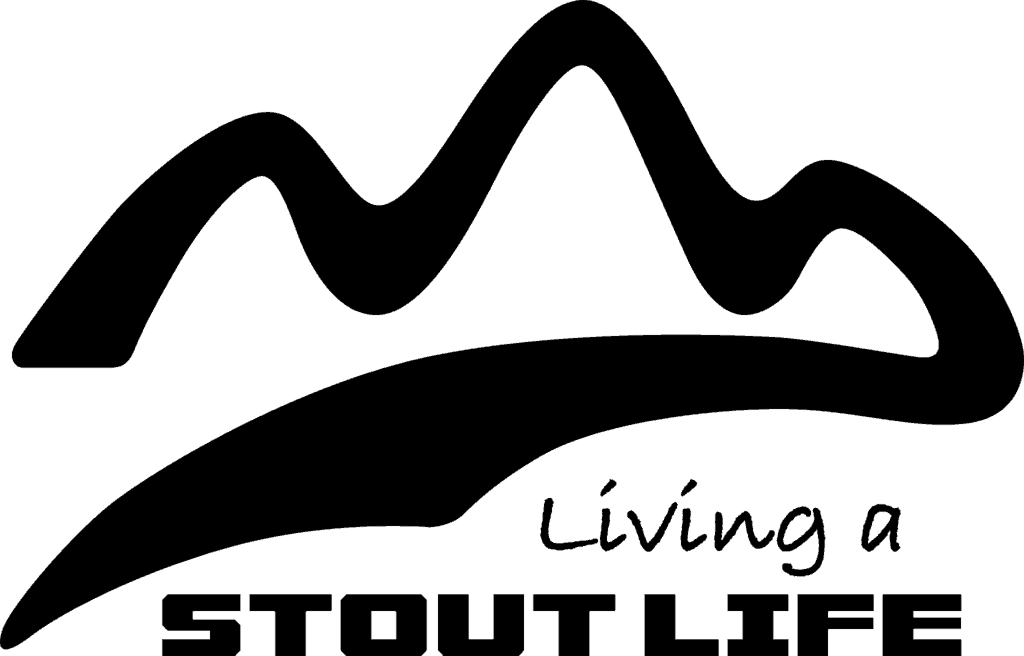 Living a Stout Life Logo - Black