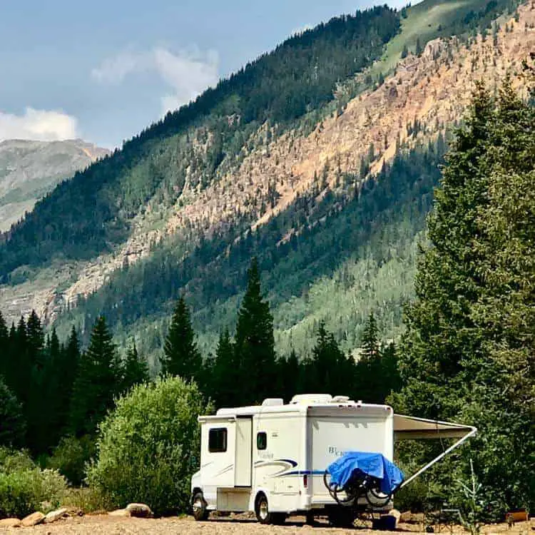 RAIF at Kendall Camping area outside of Silverton Colorado