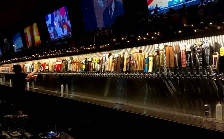 taps and more taps at Pint Room in Littleton Colorado