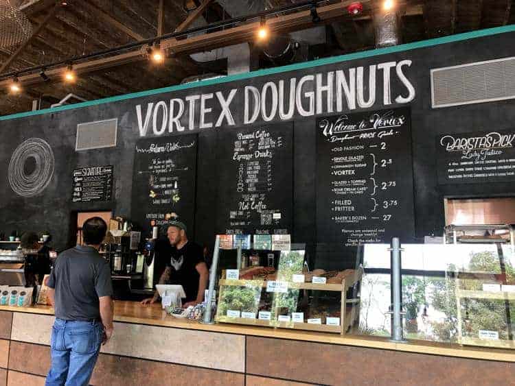 Vortex Donuts  counter Asheville North Carolina