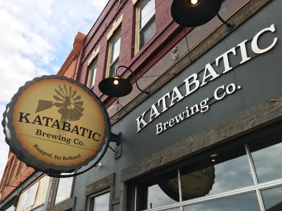 Katabatic Brewing Livingston Montana craft beer storefront 