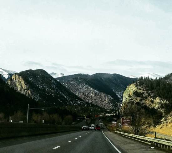 I-70 right before Highway 40 exit into winter Park and heading towards the west entrance of Rocky Mountain National Park