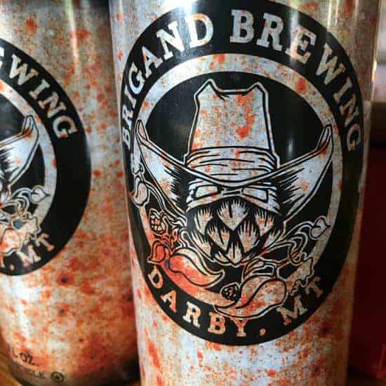Changing from Bandit Brewing Company to Brigand Brewing Company - was of beer with new Brigand Label