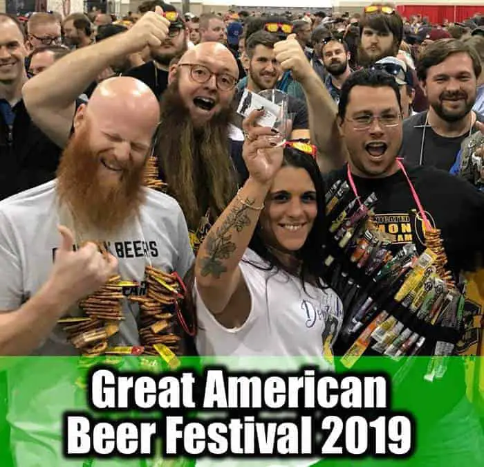 group of people waiting to get into Great American Beer Festival 2019