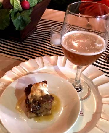 bread pudding with craft beer for sunset dinner yuma arizona