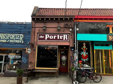 Porter Beer Bar entrance Little Five Points Atlanta