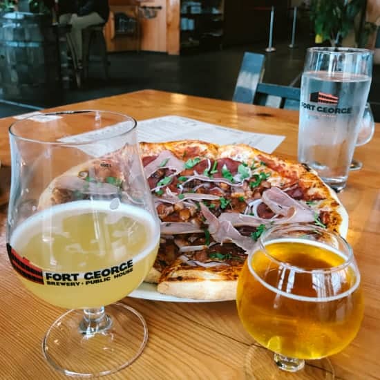 pizza-and-beer-at-Fort-George-Astoria-Washington