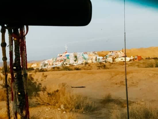 Salvation Mountain from car Slab CityIMG_3052 copy