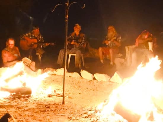 guys playing guitars around the campfire Slab City CaliforniaIMG_4778 copy