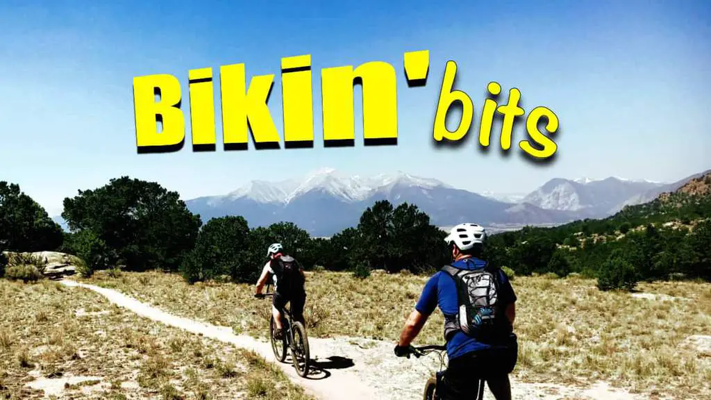 Bikers on mountain trails biking bits