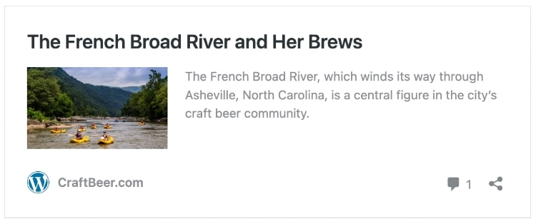 French Broad River and Her Brews Title Page for CraftBeer