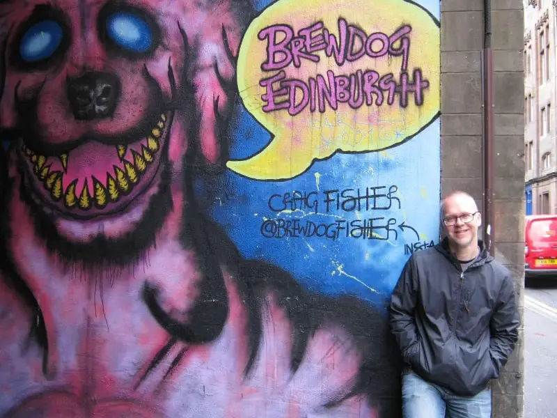 BrewDog Scotland Ken and mural copy