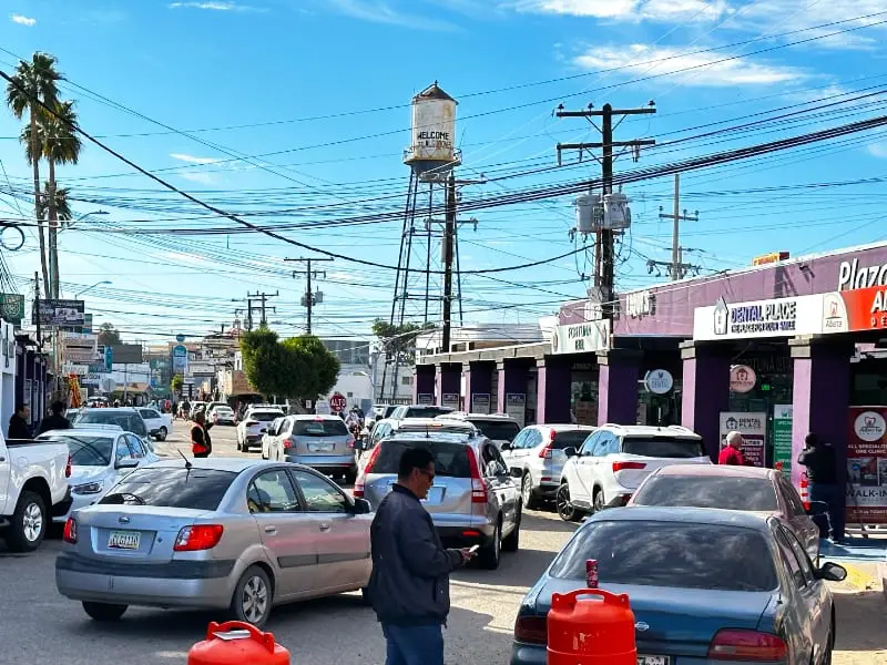 Los Algodones street scene dental tourism in Mexico