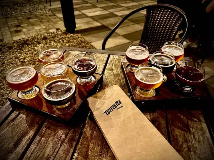 TorreAlta beer flights