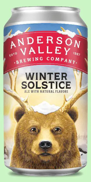 Anderson Valley Brewing Co. 2023 Winter Solstice in a can.