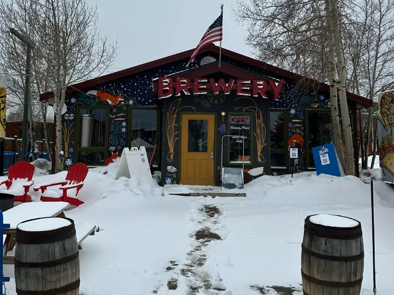 Fraser River Brewery entrance breweries in Winter Park